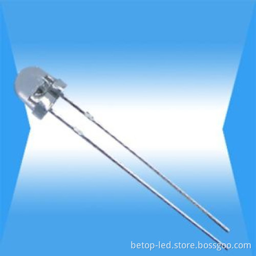 5mm White Helmet LED Lamp, 2.8 to 4.0V